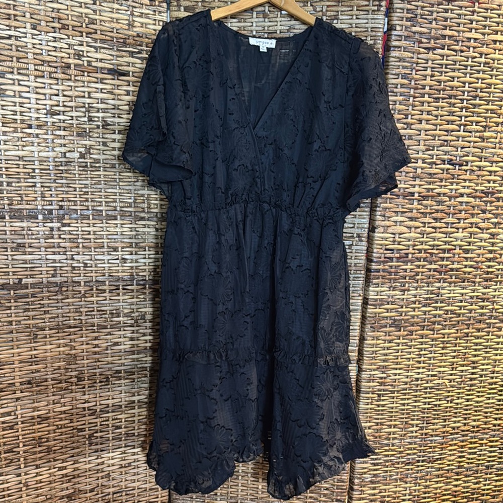 Black Lace Dress Umgee Little Black Party Dress Cruise Pool Party Summer 1X